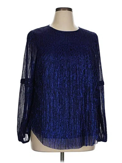 Pre-owned Moulinette Soeurs Long Sleeve Blouse In Blue