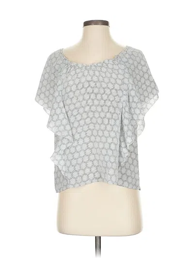 Pre-owned Moulinette Soeurs Short Sleeve Blouse In Silver