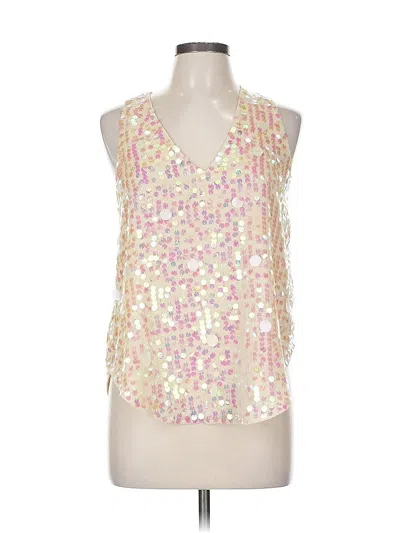 Pre-owned Moulinette Soeurs Sleeveless Blouse In Gold