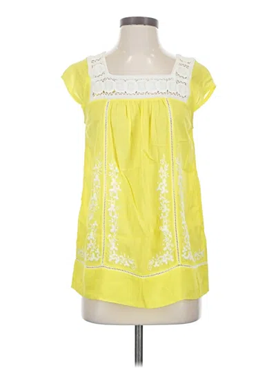 Pre-owned Moulinette Soeurs Sleeveless Blouse In Yellow
