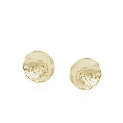Mounir London Women's 18ct Gold Stud Earrings
