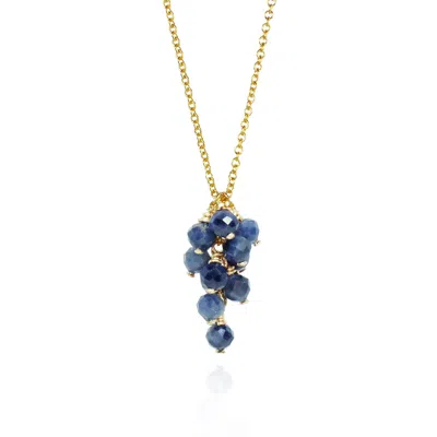 Mounir London Women's Blue Sapphire Pendant