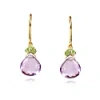 Mounir London Amethyst Drop Earrings In Drop