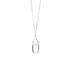 Mounir London Women's Silver / Neutrals Rock Crystal Capsule Pendant In Silver