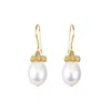 Mounir London Women's White / Yellow / Gold Pearl & Citrine Cluster Earrings In Multi