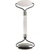 Mount Lai Vitality Qi White Jade & Stainless Steel Dual-action Facial Roller In White