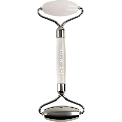 Mount Lai Vitality Qi White Jade & Stainless Steel Dual-action Facial Roller