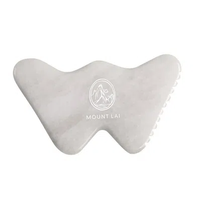 Mount Lai Vitality Qi White Jade Gua Sha Sculpting Tool