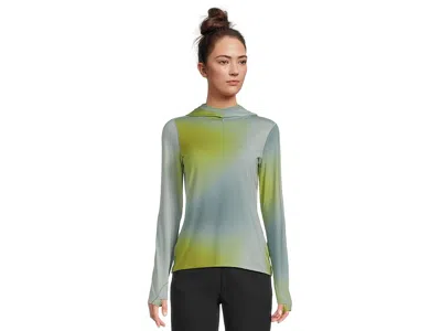 Mountain Hardwear Butter Uptm Long Sleeve Hoody In Blue