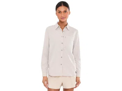 Mountain Hardwear Canyontm Long Sleeve Women's Clothing Hemp: Xs, Polyester In White