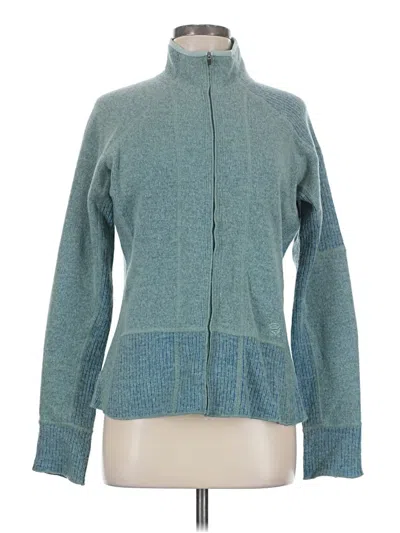 Pre-owned Mountain Hardwear Cardigan Sweater In Teal