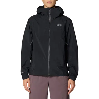 Mountain Hardwear Cloud Cipher Hooded Jacket In Black