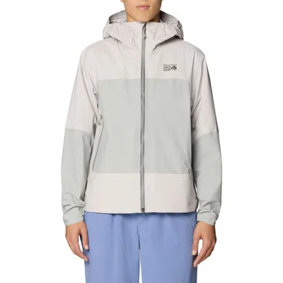 Mountain Hardwear Cloud Cipher Hooded Jacket In Neutral