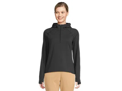 Mountain Hardwear Crater Laketm Heavyweight Half Zip Hoody In Black