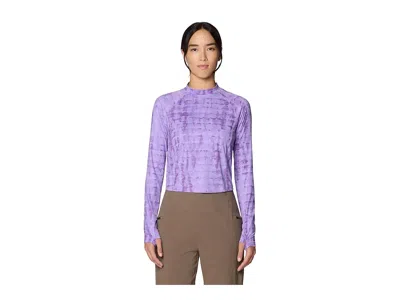 Mountain Hardwear Crater Laketm Long Sleeve Crop In Purple