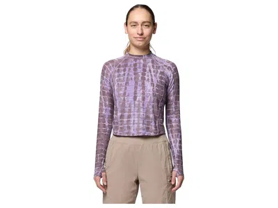 Mountain Hardwear Crater Laketm Long Sleeve Crop In Orange