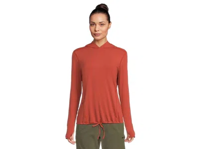 Mountain Hardwear Crater Laketm Long Sleeve Hoody In Red