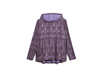 Mountain Hardwear Crater Laketm Long Sleeve Hoody Women's Sweatshirt Purple Sage Shadowdye Xs Print: 3x, Elastane/jers