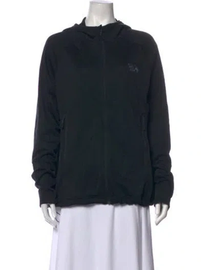 Pre-owned Mountain Hardwear Crew Neck Long Sleeve Hoodie In Black