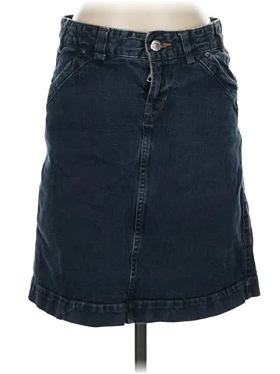 Pre-owned Mountain Hardwear Denim Skirt In Blue
