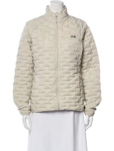 Pre-owned Mountain Hardwear Down Jacket W/ Tags In Neutral
