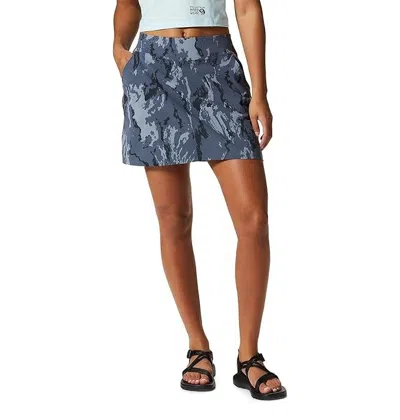 MOUNTAIN HARDWEAR DYNAMA WOMEN'S BLUE SLATE TIE DYE SKIRT SKORT ERK1651