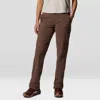 Mountain Hardwear Dynama/2 Pants Women's Tan Elastic Waist Straight Leg Kfc173 In Brown
