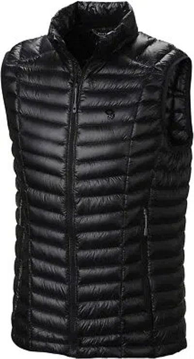 Pre-owned Mountain Hardwear Ghost Whisperer Down Vest Jacket Mens Black Xxl 2xl Aw17 $245