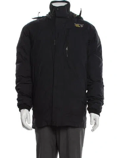 Pre-owned Mountain Hardwear Graphic Print Puffer Coat In Blue