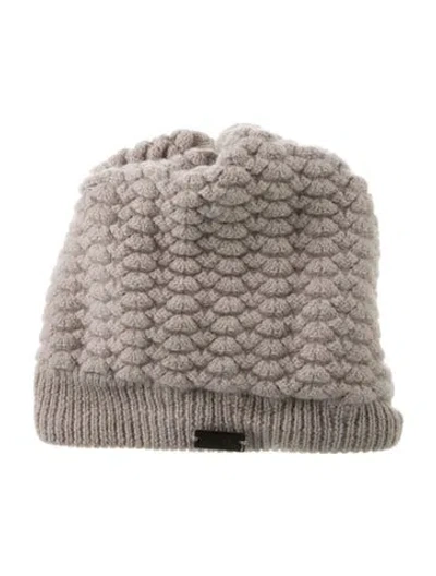 Pre-owned Mountain Hardwear Knit Hat In Gray