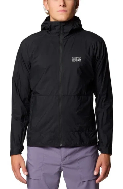 Mountain Hardwear Kor Airshell™ Hooded Jacket In Black