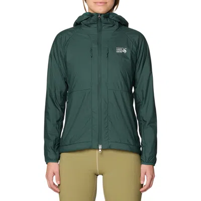 Mountain Hardwear Kor Airshell Warm Hoodie In Green