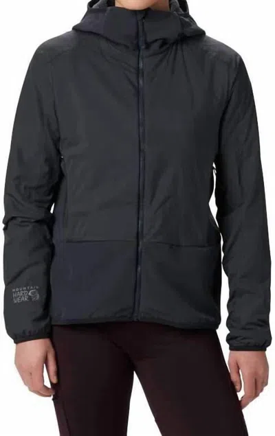 Mountain Hardwear Kor Strata Climb Hoody In Dark Storm In Grey
