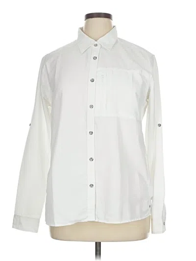 Pre-owned Mountain Hardwear Long Sleeve Blouse In White