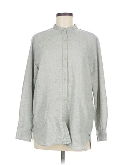 Pre-owned Mountain Hardwear Long Sleeve Button Down Shirt In Gray