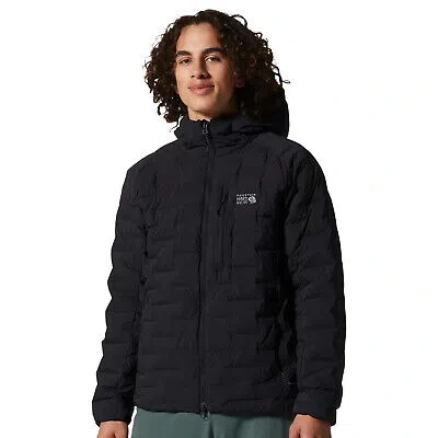 Pre-owned Mountain Hardwear Men's Stretchdown Hoody In Black