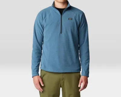 Mountain Hardwear Summit Grid Half Zip Top In Adriatic Blue