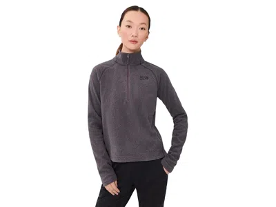 Mountain Hardwear Microchilltm 1/4 Zip Women's Coat Purple Sage Heather: Lg In Gray