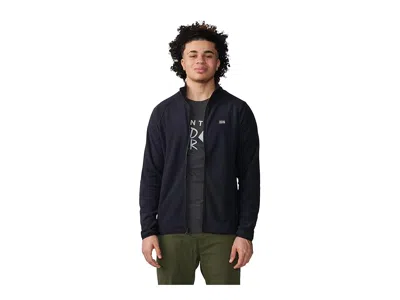 Mountain Hardwear Microchilltm Full Zip Jacket In Black