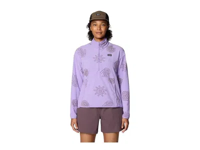 Mountain Hardwear Microchilltm Half Zip In Purple