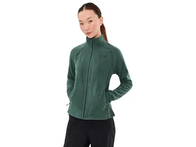 Mountain Hardwear Microchilltm Jacket Women's Coat Verve: Lg, Fleece/polyester In Green