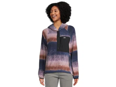 Mountain Hardwear Microchilltm Snap Neck Pullover In Blue