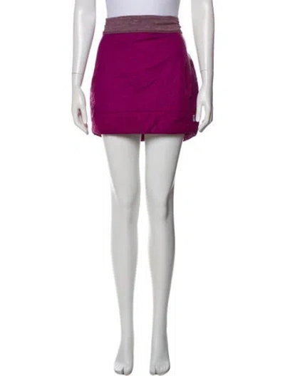 Pre-owned Mountain Hardwear Mini Skirt In Purple