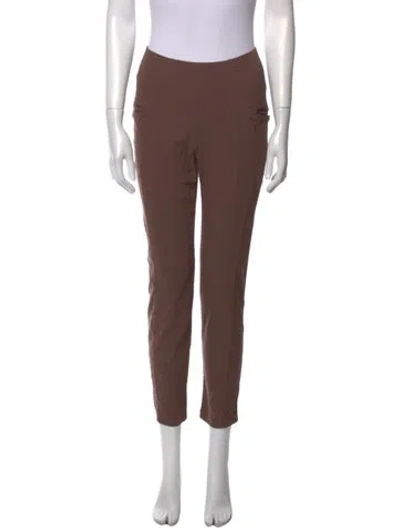Pre-owned Mountain Hardwear Nylon Skinny Leg Pants In Brown
