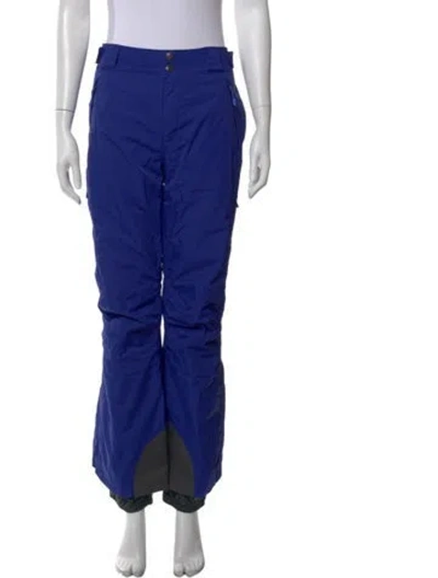 Pre-owned Mountain Hardwear Nylon Straight Leg Pants In Blue