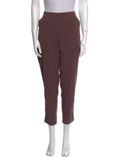 Pre-owned Mountain Hardwear Nylon Straight Leg Pants In Brown