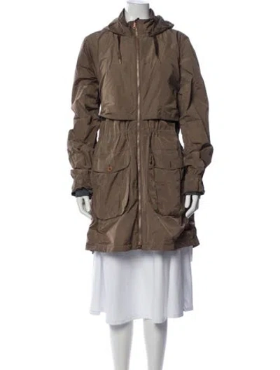 Pre-owned Mountain Hardwear Performance Coat In Brown