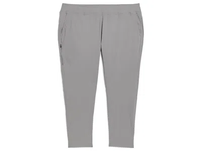 Mountain Hardwear Plus Size Dynamatm Ankle Pants Women's Clothing Approaching Storm: 2xl, Elastane/nylon In Gray