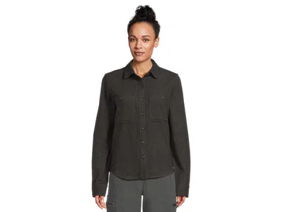 Mountain Hardwear Plushertm Long Sleeve Shirt In Black
