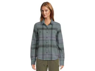 Mountain Hardwear Plushertm Long Sleeve Shirt In Blue